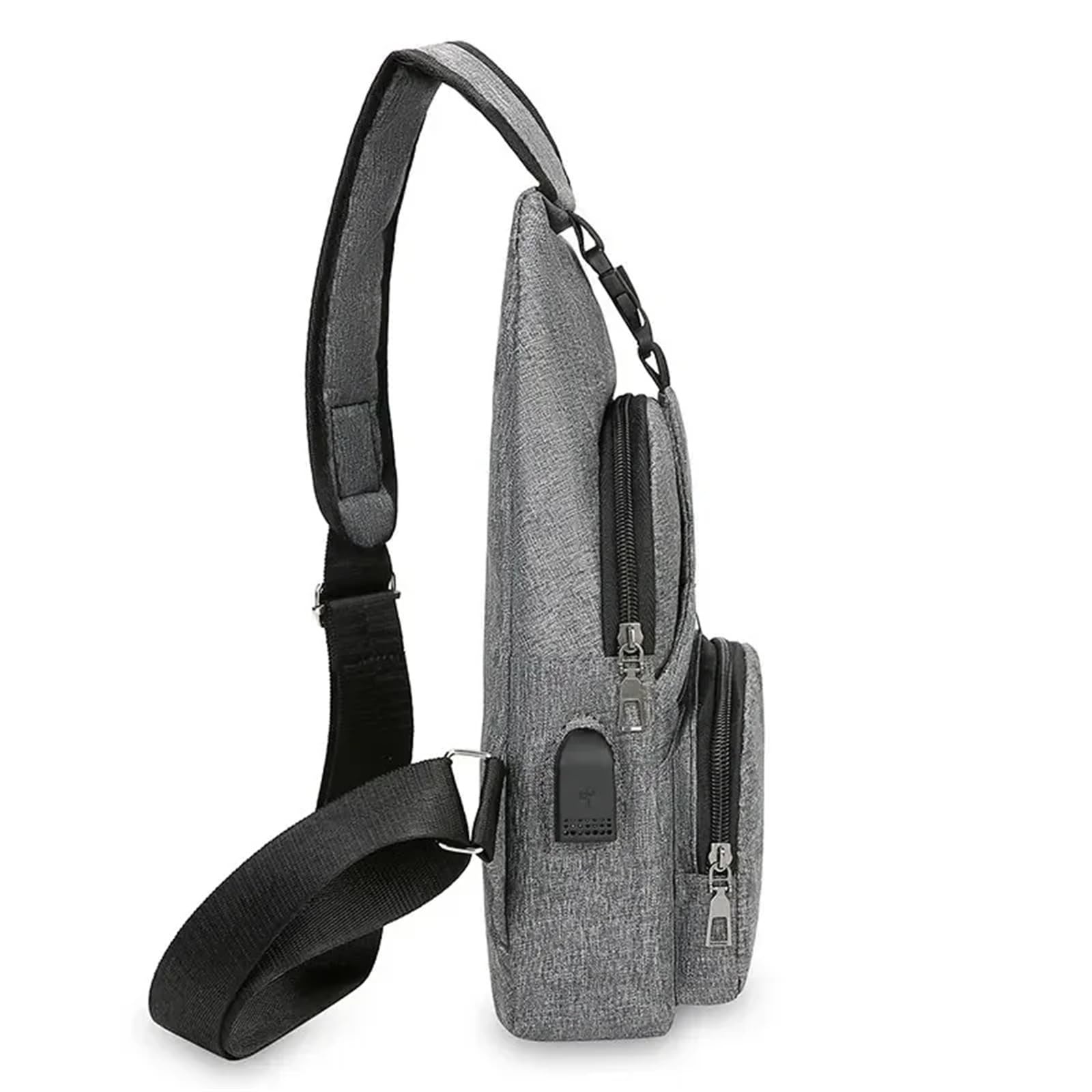 Torba na klatkę piersiową męska torba crossbody na jedno ramię duża pojemność sporty na świeżym powietrzu wypoczynek moda mała torba na ramię plecak męski