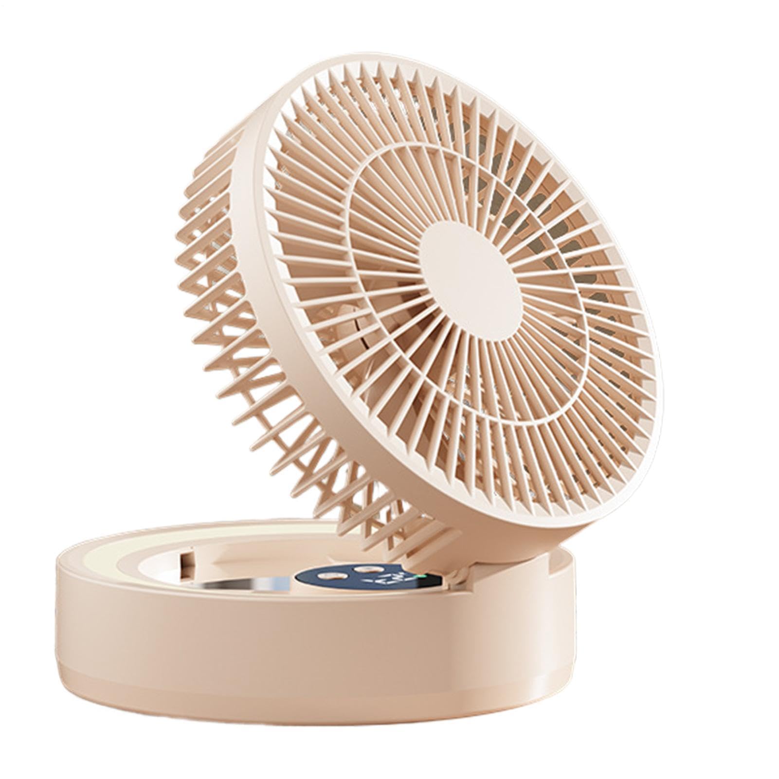 Ventilateur de bureau portable pour table de chevet et tente de camping