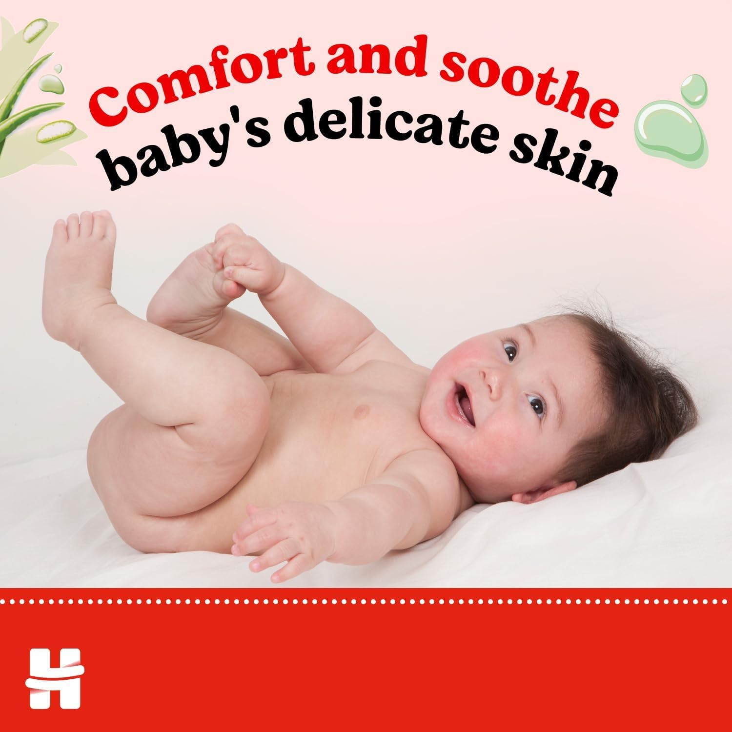 Huggies Natural Care Baby Wipes - Pack of 10 (480 Wipes) – Plastic Free Wet Wipes with Aloe Vera & Vitamin E, Hypoallergenic, Comfort and Soothe Baby's Delicate Skin - 3