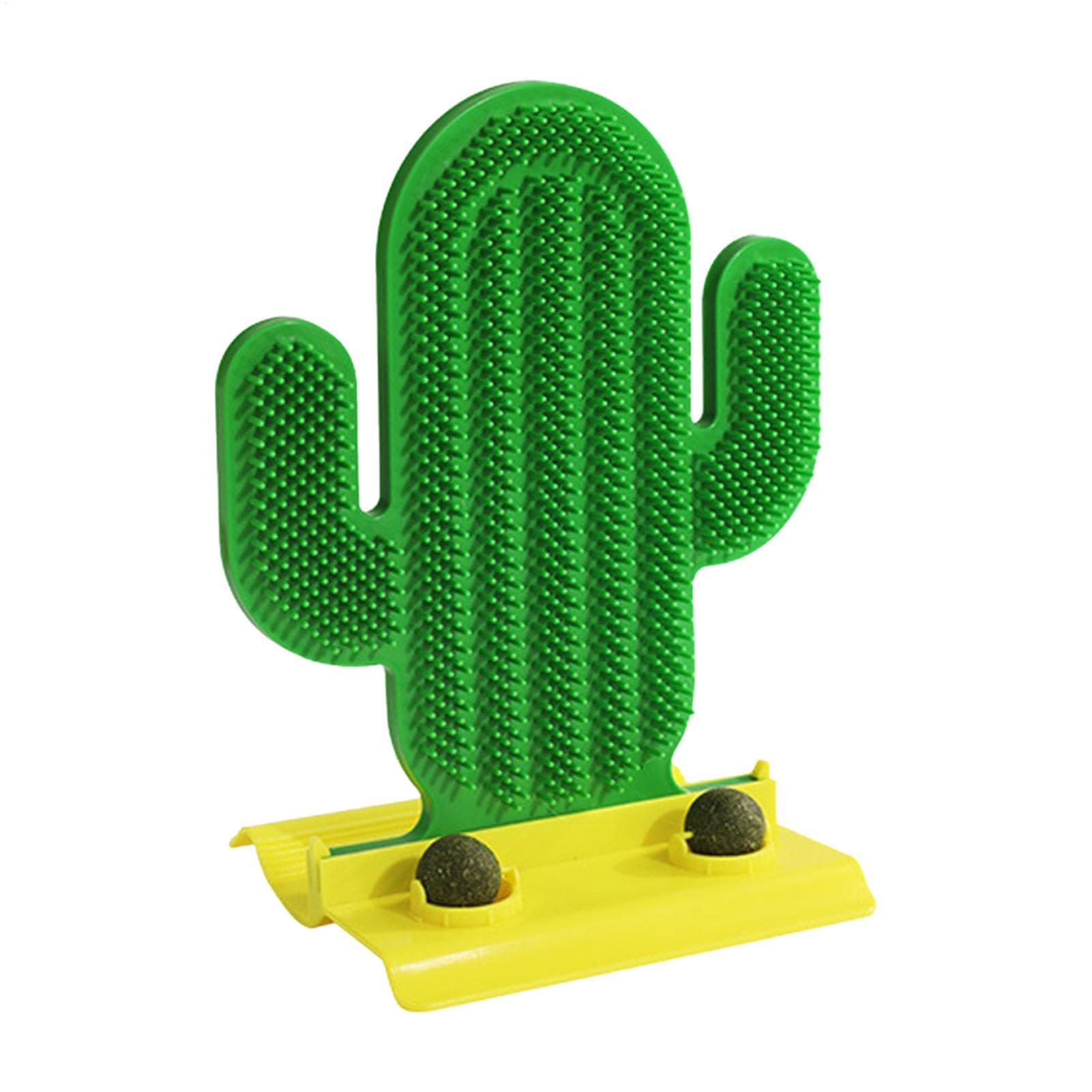 Griffoir cactus Teksome interactif au catnip pour soin des griffes en intérieur