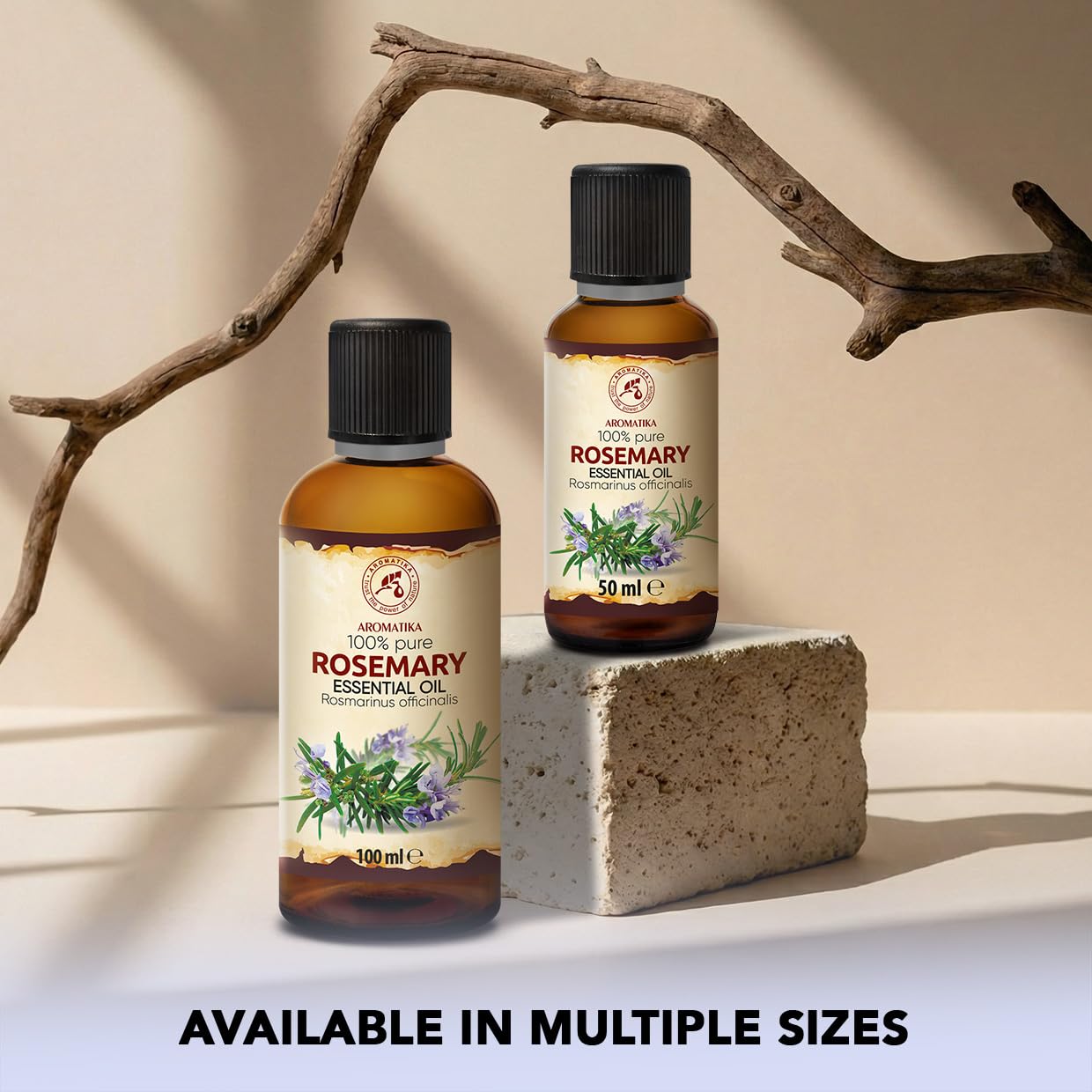 Olejek Eteryczny Rozmarynowy 100 ml - Rosmarinus officinalis - Olejek Aromatyczny do Dyfuzora - Aromaterapia - Świece Zapachowe - Mydła - Długotrwały aromat - Odświeżanie Powietrza