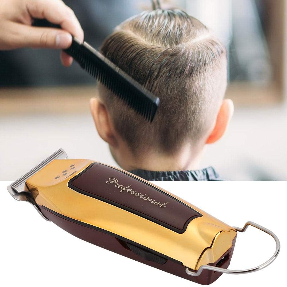 Hair Clippers, Hair Trimmer, Professional Electric Beard Trimmer for Men Multi-Functional All in One Grooming Trimmer Kit for Nose Ear Facial, Mustach, Body Trimmer(Gold)