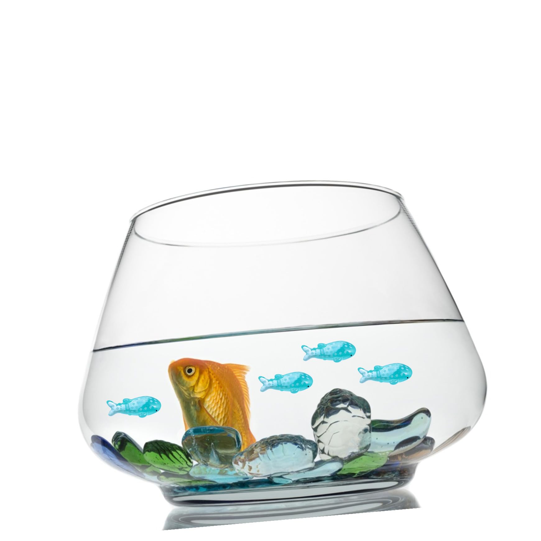 DOITOOL 150piezas Adorno De Acuario Miniatura De Ballena para Decoración De Pecera Diseño Creativo y Adorable Compatible Agua Dulce y Salada Fácil De Limpiar