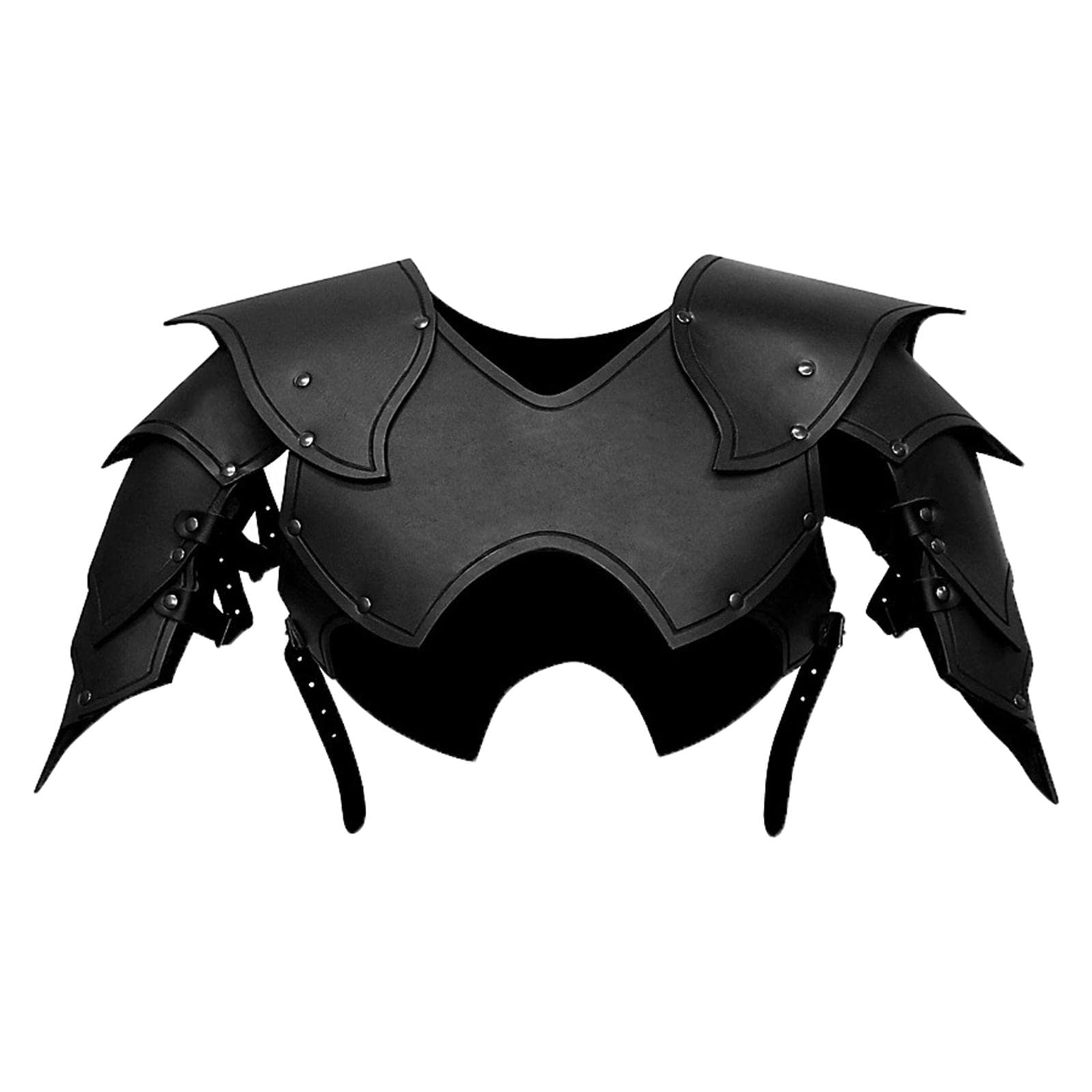 Tachiuwa Men's Steampunk Shoulder PU Halloween Body Chest Buckle Belt