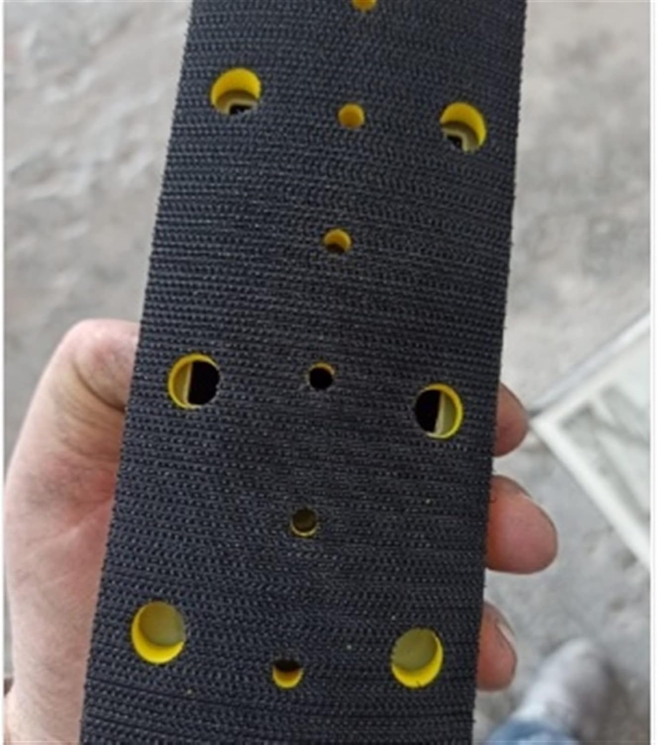 Practical Vacuum Hand Sanding Block Hook & Loop Disc for Wood Polishing Household Cleaning Car Maintenance Fine Grinding (Color : A, Size : D)