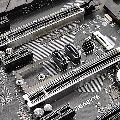 NFHK NGFF Key B+M PCI Express to SATA 3.0 6Gbps Dual Ports Vertical Adapter Converter Hard Drive Extension Card JMB582 2280 - Image 2