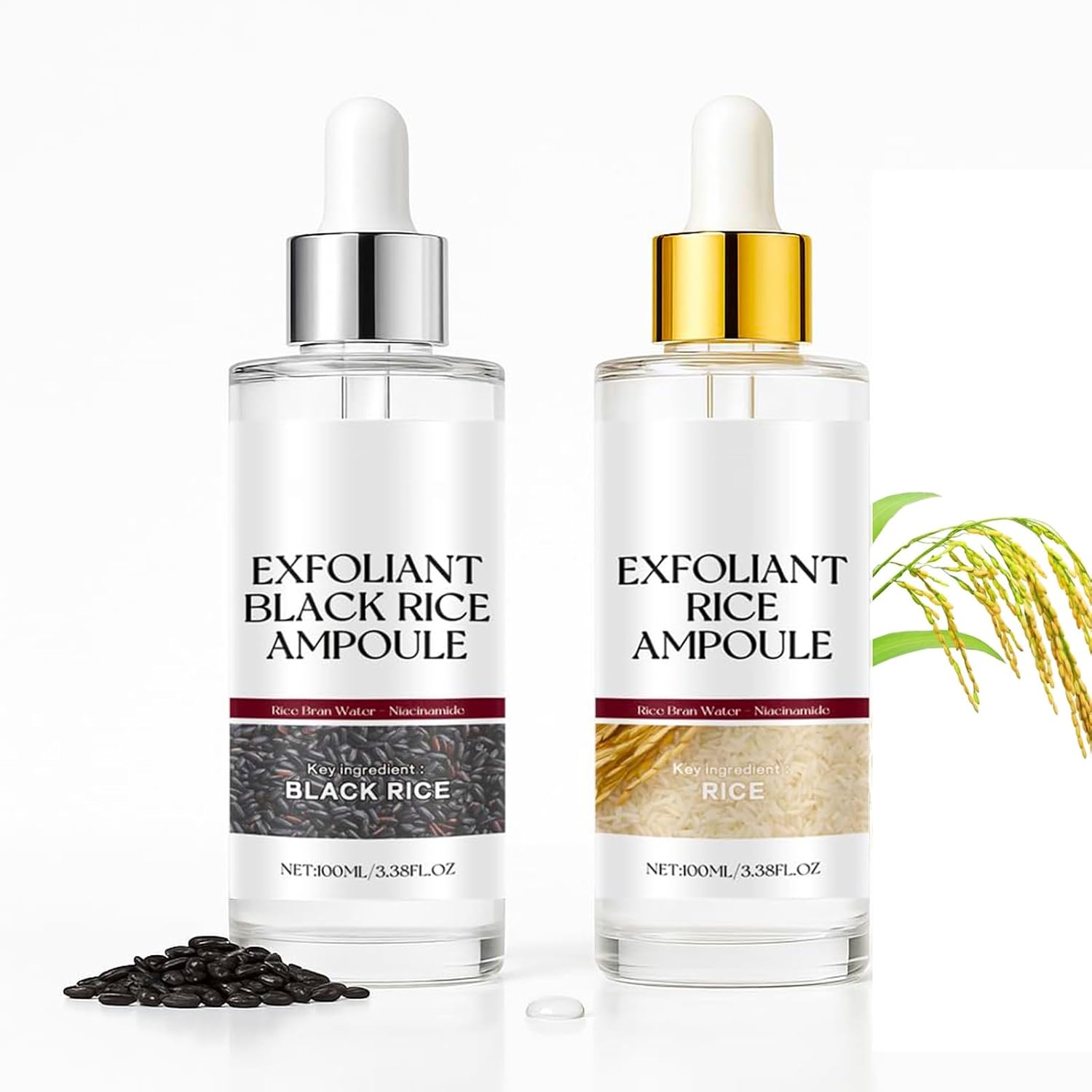 Black and White Rice Exfoliating Face and Body Peeling