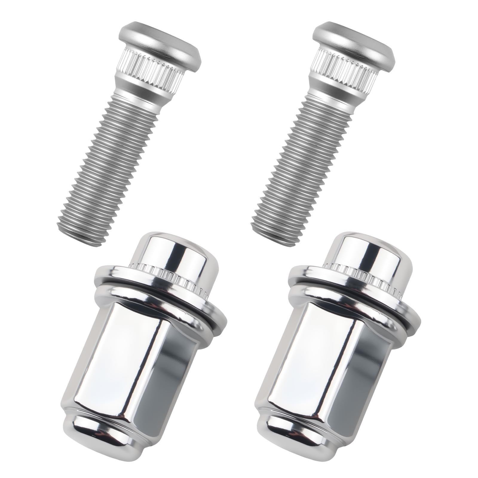 Photo 1 of ***INCORRECT SIZE UNKNOWN THE REAL SIZE***
YGDMD 2 Sets M12x1.5 Wheel Studs and Lug Nuts Kit,OEM#90942-02049 Lug Studs & OEM#90942-01058 Wheel Lugs Nuts for Firm Holding,Heavy Duty Wheels Bolt Compatible with Toyota Lexus
