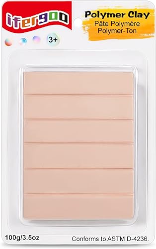 Miniatura 11 de ifergoo Arcilla polimérica, 3.53 oz (3.53 oz), modelo de arcilla horneada para esculpir, bricolaje, creación artística y proyectos escolares, ideal