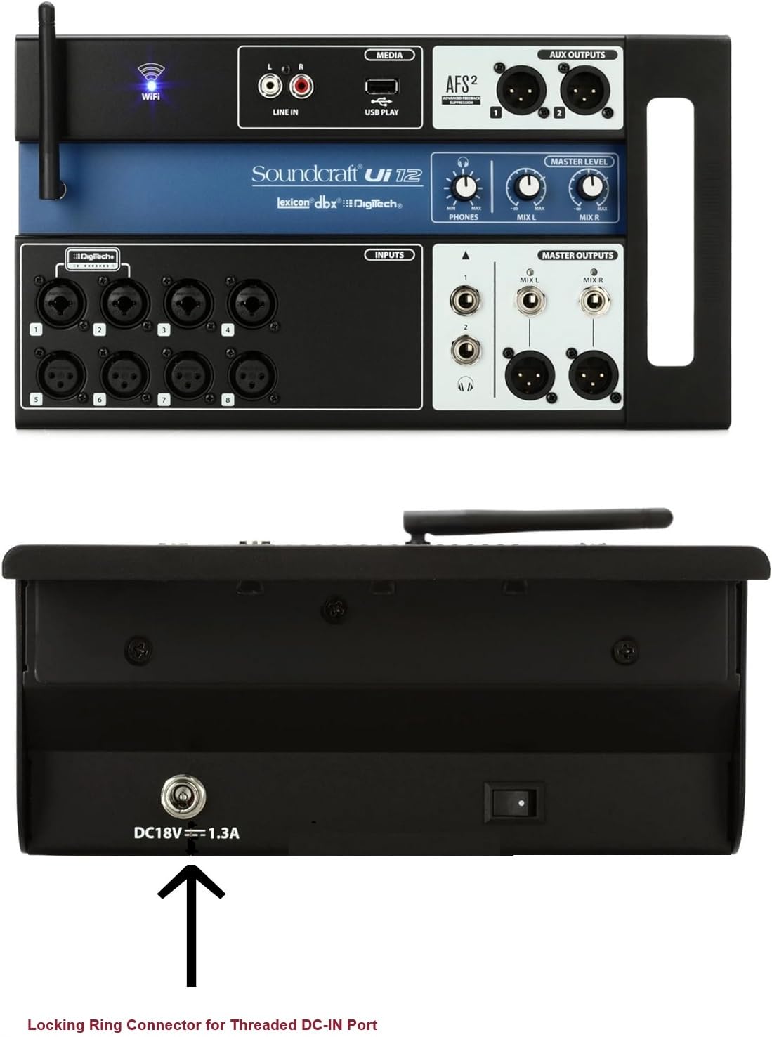Amazon.com : AC Adapter Compatible with Soundcraft Ui12