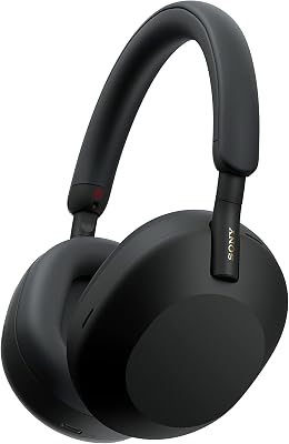 Sony WH-1000XM5 Custodia Rigida |Cuffie Wireless Over-Ear, Noise Cancelling di Nuova Generazione con Spatial Audio, Fino a 30 Ore di Batteria, Bluetooth, Black