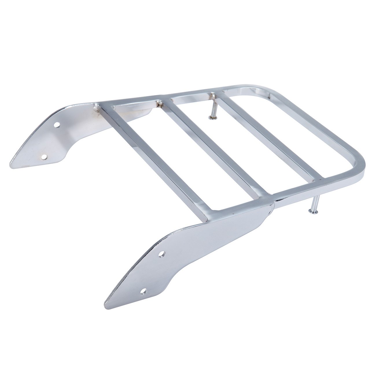 Samger Chrome Backrest Sissy Bar Portaequipajes Fit para Shadow VT750 C2 RC44 / VT400 1997-2003