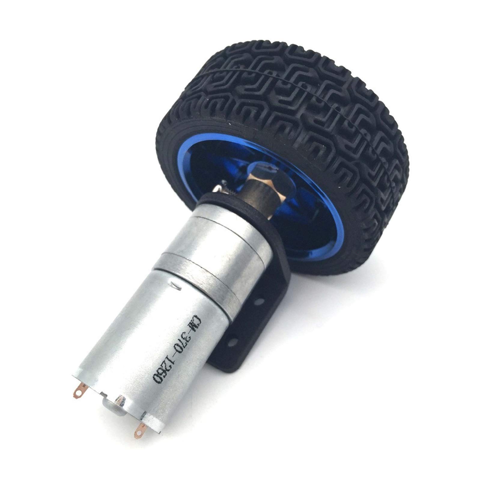 Pequeño Motor eléctrico DC 6V 12V 24V Motor de Motor Eje de 4 mm, con Soporte de Montaje Acoplamiento de 65 mm de 65 mm RPM 12-620 RPM, Usado for el Motor Modelo de automóvil