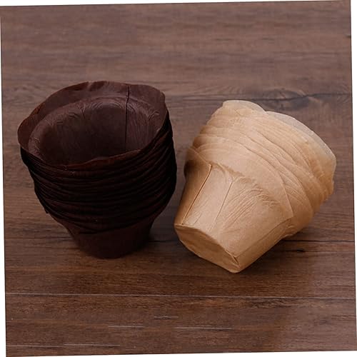 Miniatura 9 de DECHOUS 50 cubos de agua para baño, magdalenas, tazas de papel para magdalenas, envoltorios inflables para cupcakes, palitos de caballo, puertas y