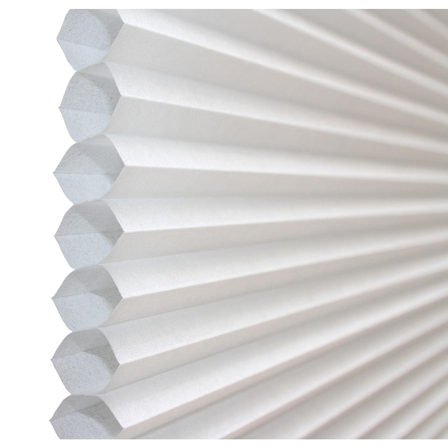 Store Plissé GARDINIA Blanc 60x130cm - Opaque Lumière Naturelle - Montage Feuillure Facile - Pour Fenêtre Standard