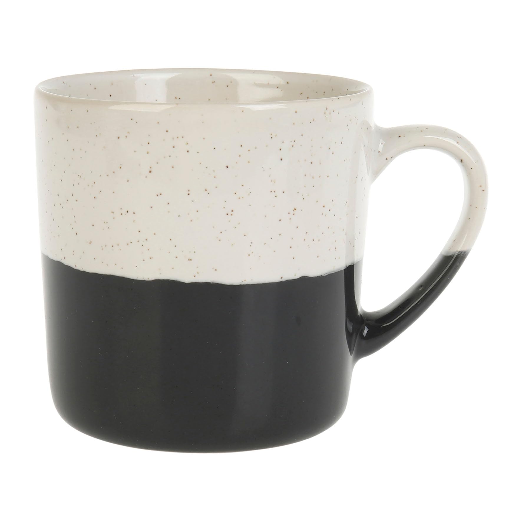 GENEVIEVE LETHU 535992 Mug 38 cl Stoneware - L'entre Deux Collection - Diameter 9 cm H 9 cm - Grey