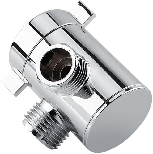 Miniatura 9 de Válvula desviadora de brazo de ducha, válvula desviadora multifuncional de 3 vías, adaptador en T de ducha, válvula de cambio, adaptador de válvula,