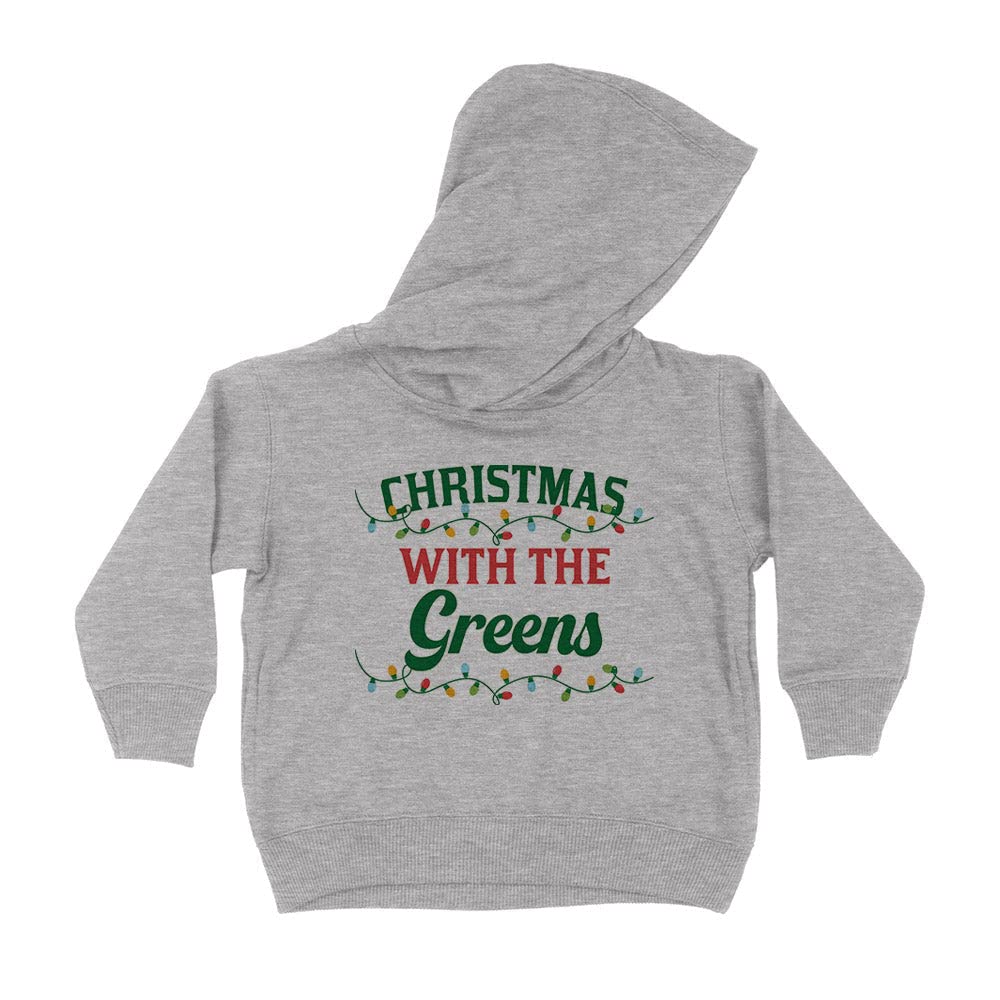 Christmas with The Greens Kids Hoodie Sweatshirt Toddler 4T Heather Grey