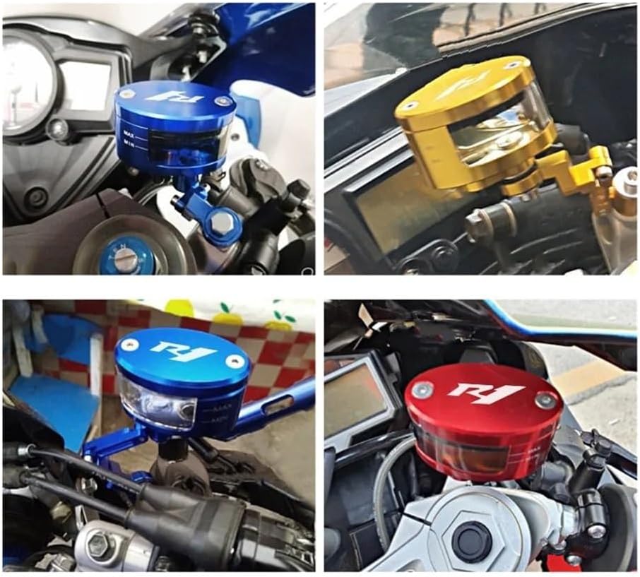Cylinder Reservoir Motorcycle Brake Fl&uid Oil Reservoir Clutch Tank Cylinder Cup Support Bracket for YZF R1 YZF-R1 YZFR1 Yzfr1 R1s