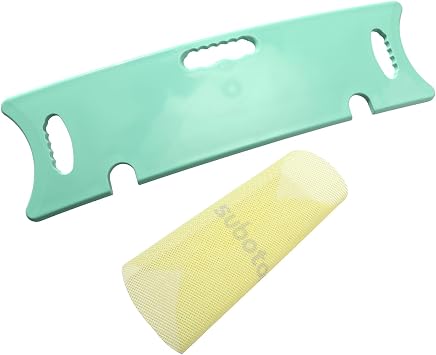 Transfer Board and Slide Board for transferring, Sliding Board Transfer to Wheelchair, Patient Transfer, Transfer Boards from Wheelchair to Car, Toilet, Tub, Slide Sheet, Green [Patent Pending]
