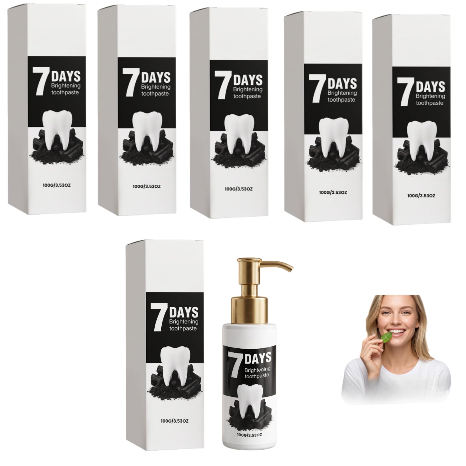 Dentifricio Sbiancante Smacchiatore Pasta Pulizia Profondità E Fresca | Dentifricio Sbiancante Niacinamide Rimozione Intensa delle Macchie Whitening Toothpaste, rimuove le macchie rinfresca