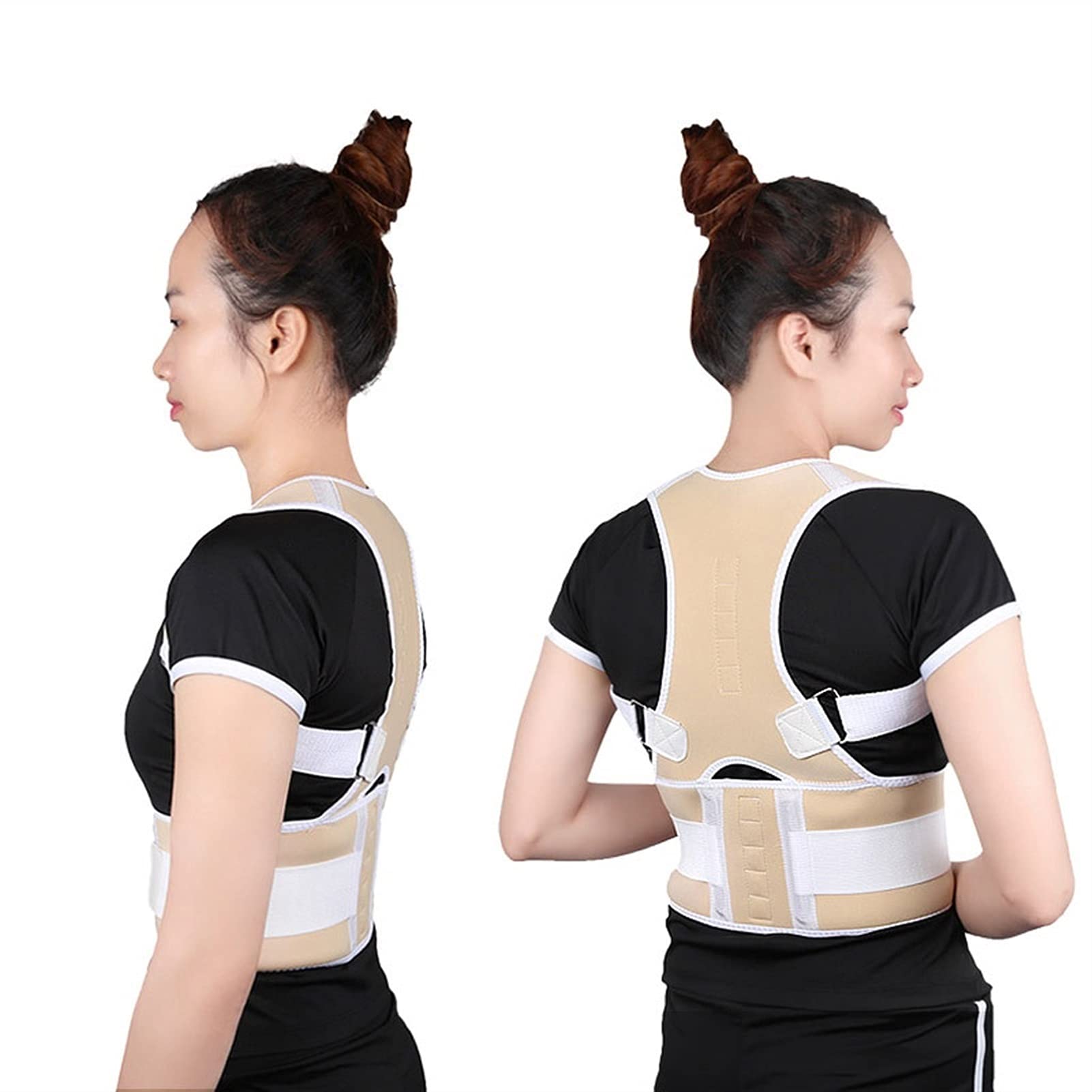 Pełne wsparcie obojczyka obojczyka Brace Corrector, regulowany górny podpasek, pasek do korekcji garb