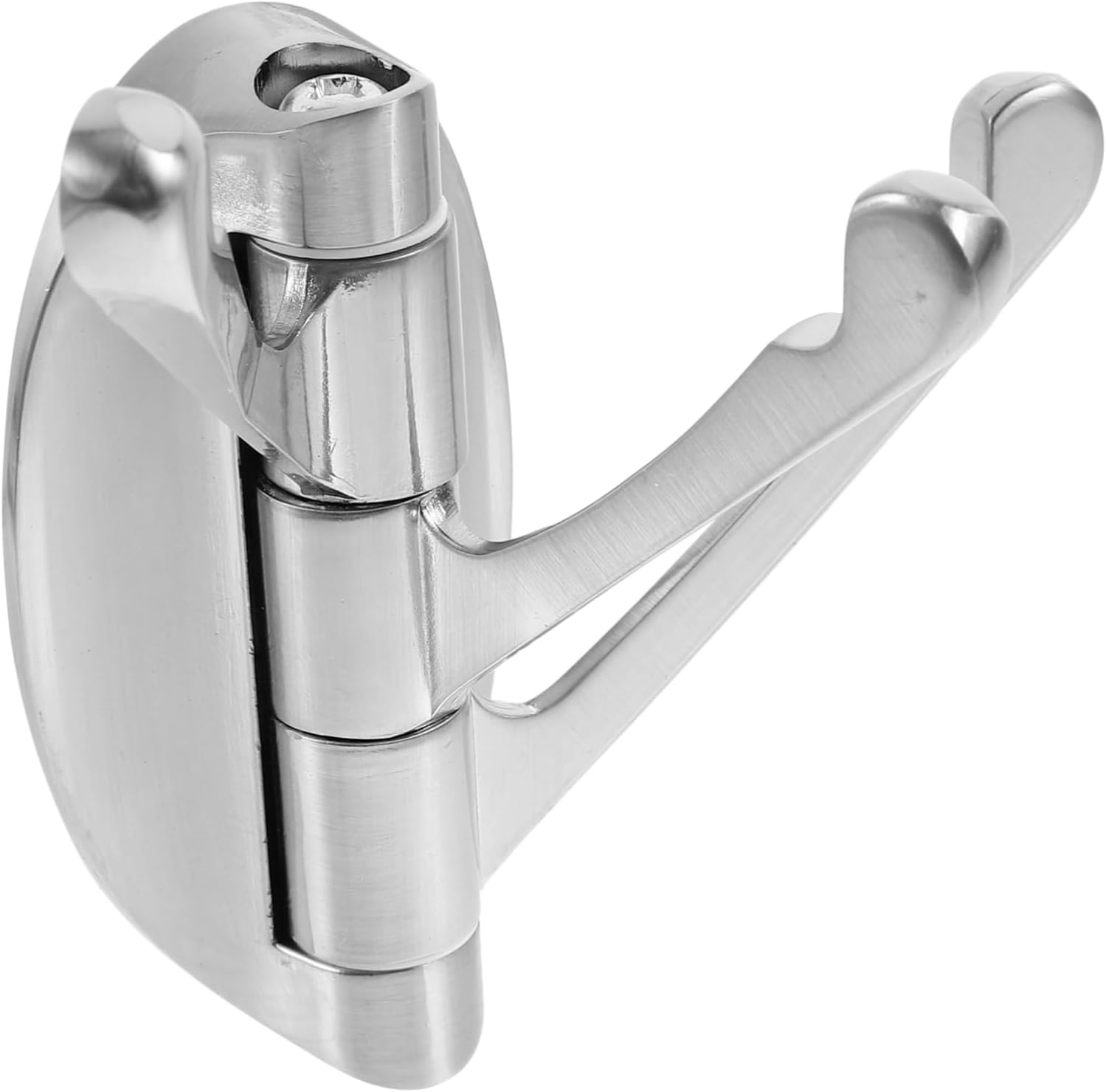 Holibanna Rotating Metal Wall Hook Heavy Duty Wall Mounted Storage Hook for Kitchen and Bathroom 3-Piece Set Rustproof Zinc Alloy for Towel and Key Storage