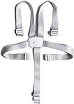 High Chair Baby Kid Straps, Children High Chair Harness Replacement, 5 Point Harness Safety Strap Belt with Buckle for Stroller High Chair Pram Buggy Children Kid Gray