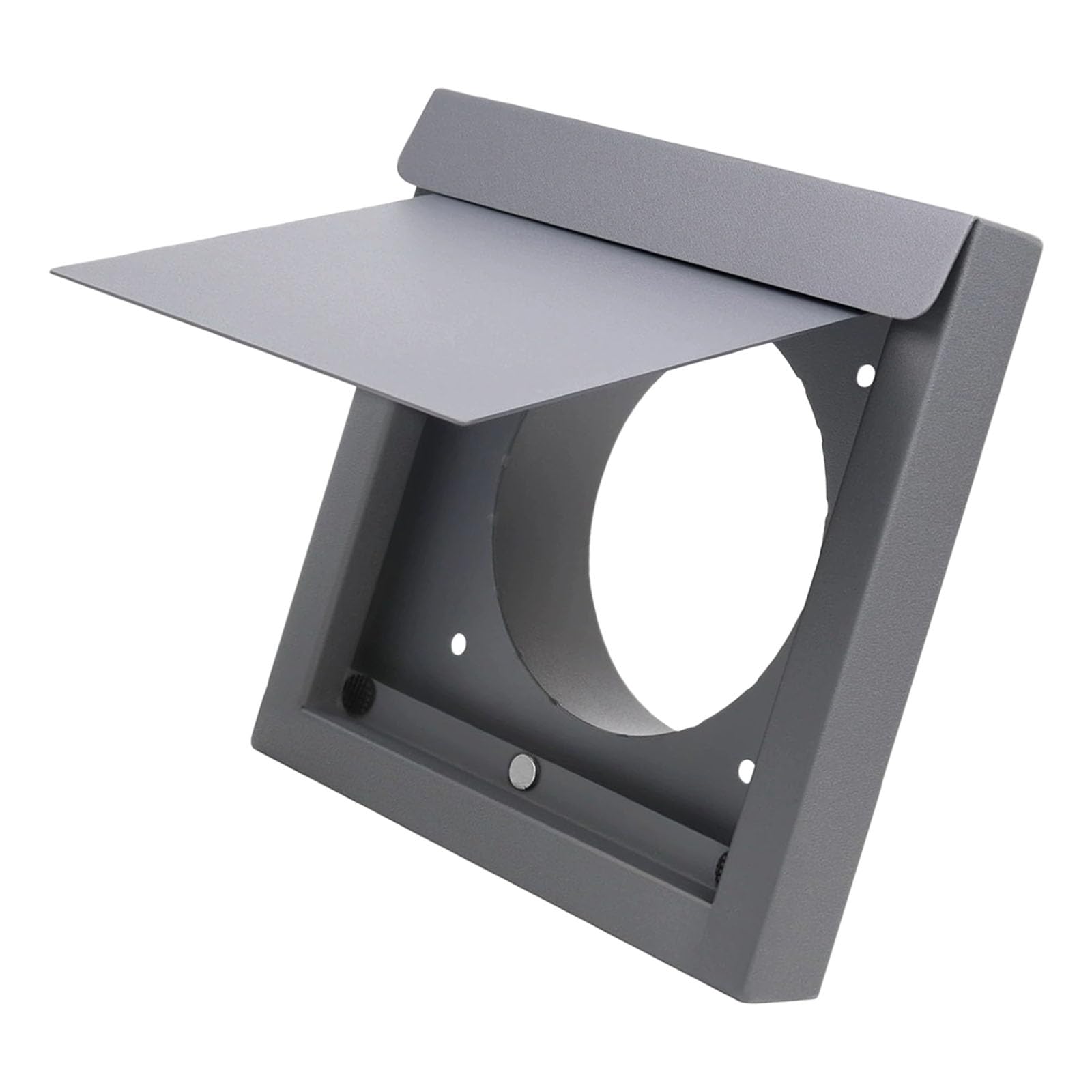 Universals 4Inch Exterior Dryer Vents Cover Carbon Steel Exterior Wall Vents Hoods for Enhances Airflows Efficiency Wall Hoods