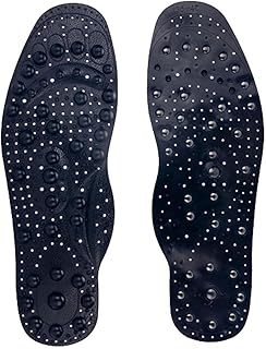 Gfouk Titanvein Far Infrared Tourmaline Acupressure Insoles,Magnetic Insoles,Acupressure Insoles, Tourmaline Acupressure Reflexology Insole,Foot Massager Mat Pad