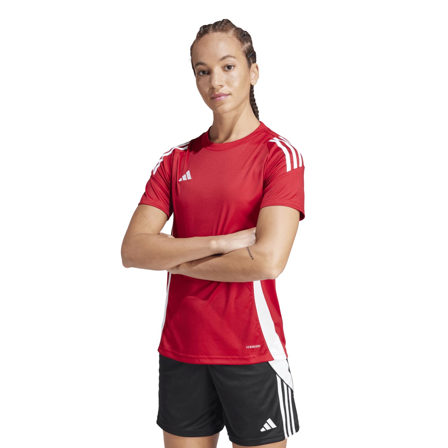 adidas Tiro24 Maillot à Manches Courtes pour Femme