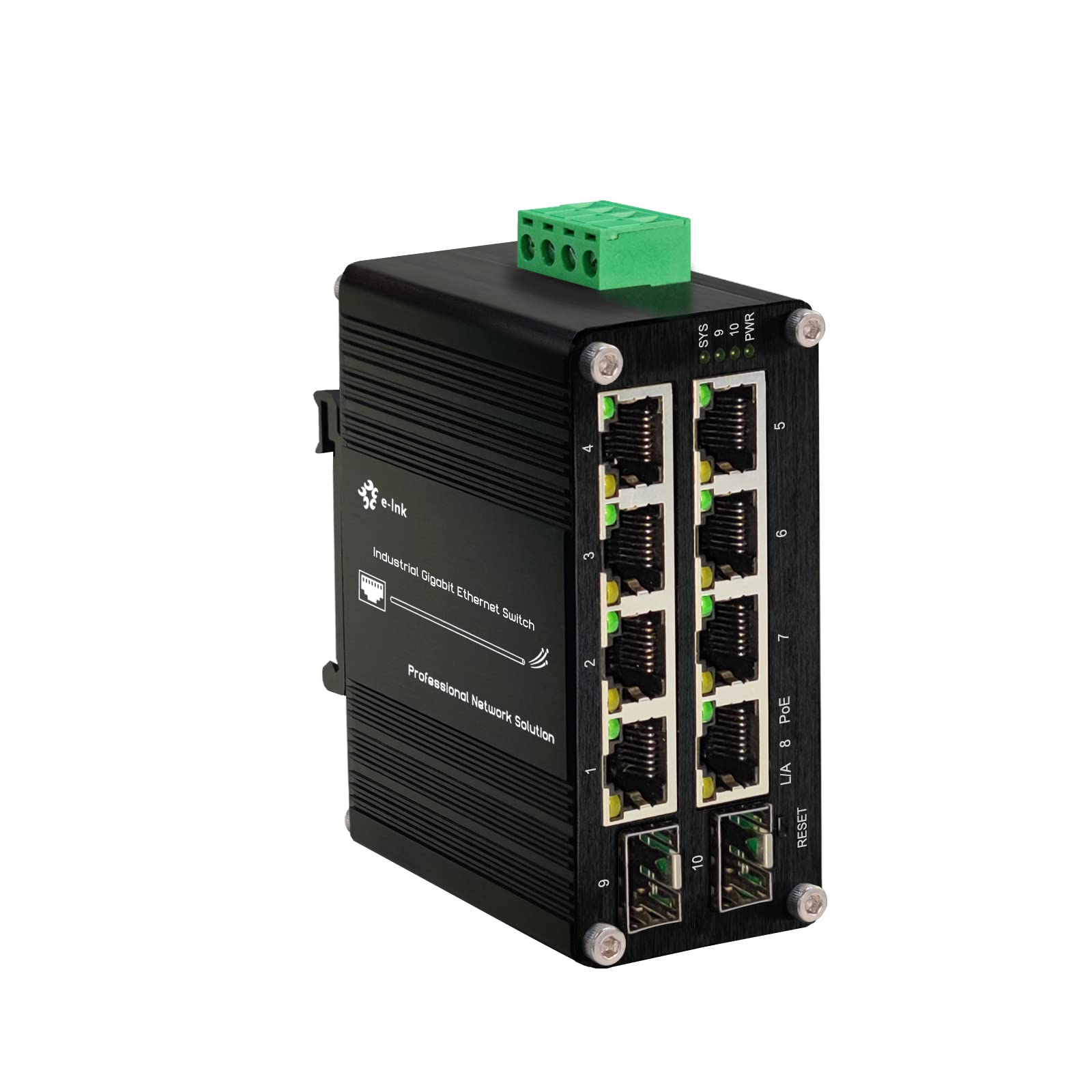8ポートギガビットマネージドPoEスイッチ2ギガビットSFP L2マネージドギガビット8ポートpoe産業用スイッチ4x2.5G SFP