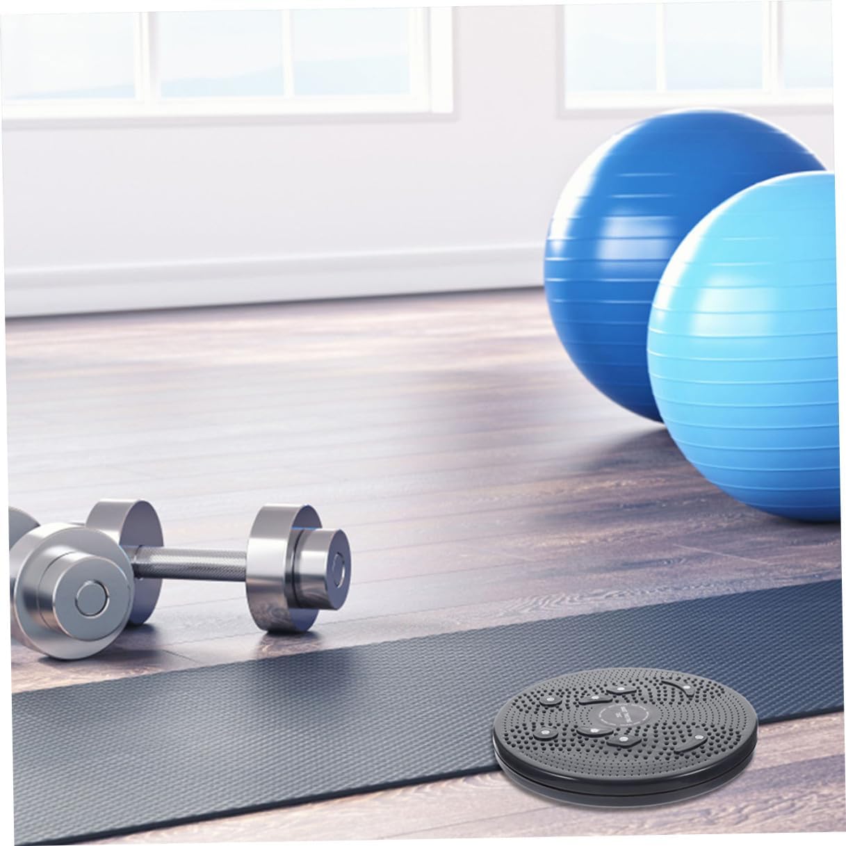 2pcs Waist Twisting Platform Small Indoor Fitness Machine Portable Core Ab Exercise Board for Home Use Female Twisting Equipment Slimming Sport Exercise Twist Boards