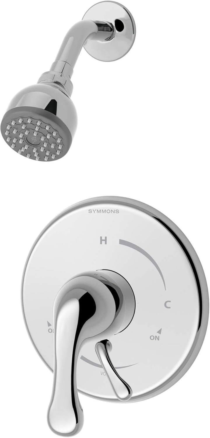 Unity Temptrol Pressure Valve Shower Faucet Finish Chrome, Flow Rate 2 GPM