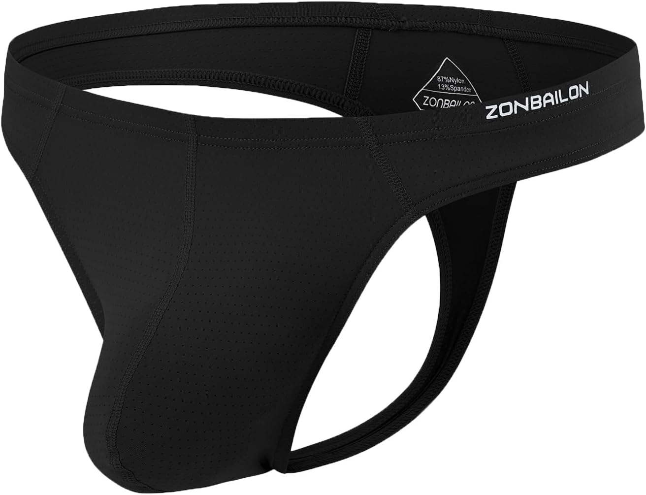 ZONBAILON Mens Bulge Enhancing Jockstrap Briefs Athletic Supporter Big Ball Pouch Backless Underwear Pack M L XL 2XL 3XL - Image 3