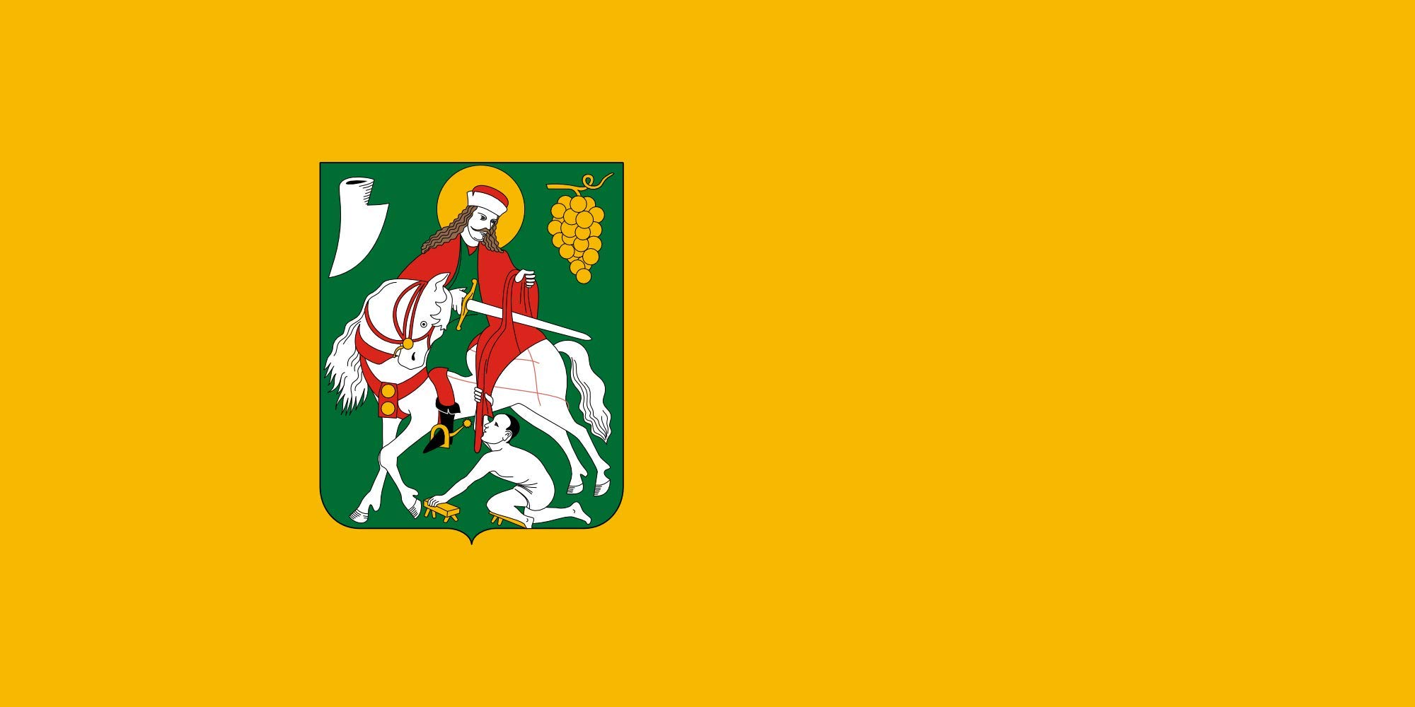 Drapeau Large Óbudavár pour remplacer votre pavillon usé par une bannière ultra résistante