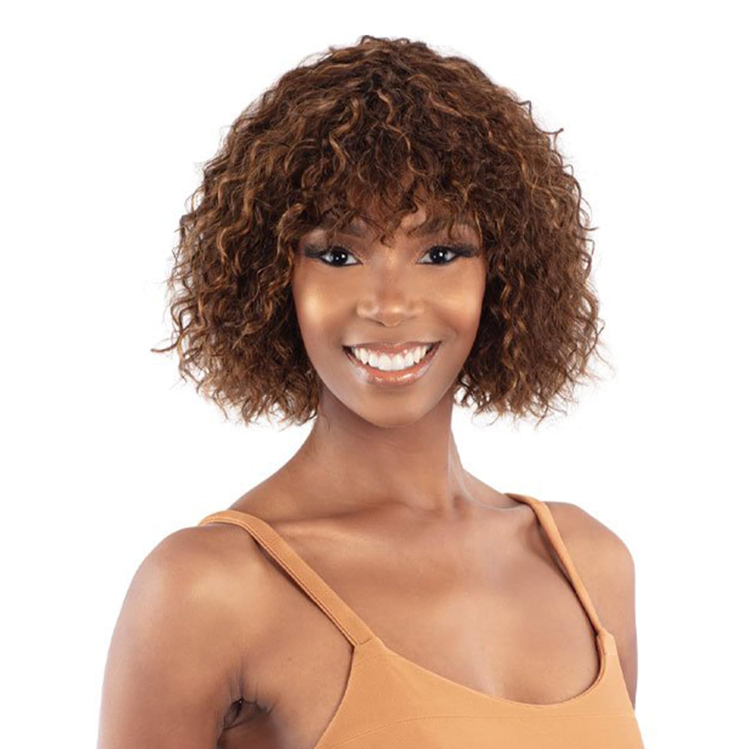 DREAMWEAVER ModelModel Human Hair Wig Dream Weaver Italian Curl (NATURAL) DREAMWEAVER ModelModel Human Hair Wig Dream Weaver Italian Curl (NATURAL)