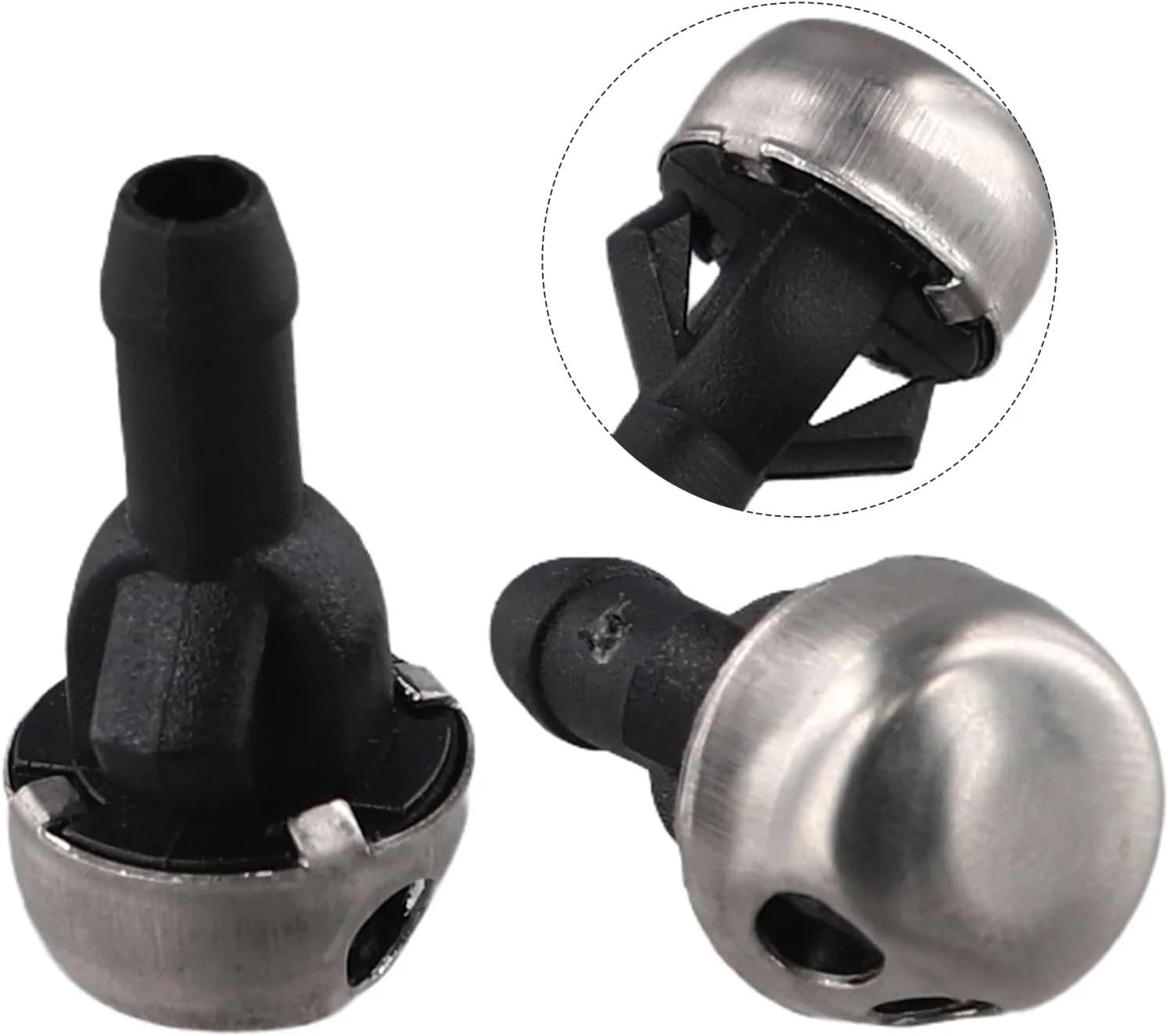 Compatible With Benz W123 Front Car Windshield Wiper Washer Spray Nozzle Wiper Windshield Washer Car Replacement Parts A1078600147 Windscreen Jet Nozzle