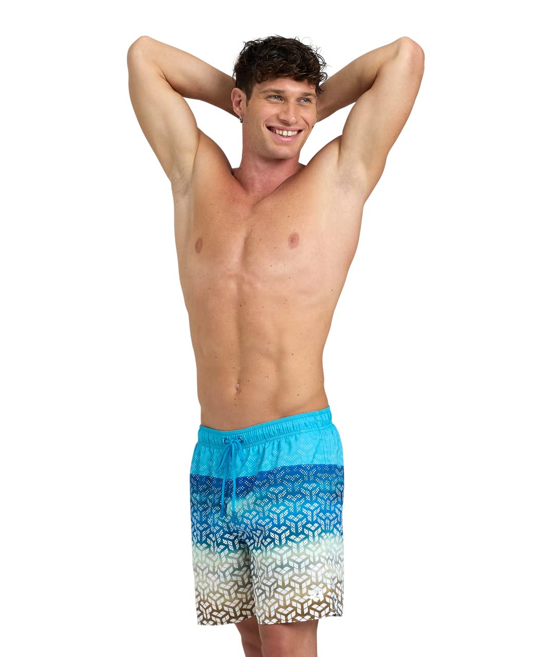 ARENA Men's Beach Boxer Placed Swim Trunks Uomo