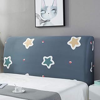 Copertura Decorativa Per Testiera Elasticizzata All-inclusive, Protezione Antipolvere Per Comodino In Borsa Morbida, Per Testata Letto Matrimoniale/Matrimoniale/King In Legno E Pelle,S-220x70cm