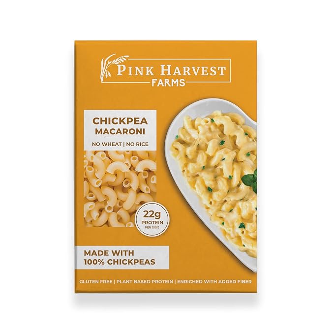 Chickpea Pasta | No Rice - No Maida | Vegan | Gluten Free | High Protein | (Chickpea Macaroni Pasta, 200 g (Pack of 1))