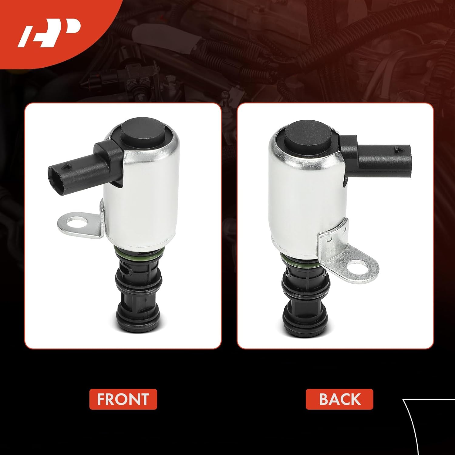 A-Premium Exhaust Engine Variable Valve Timing (VVT) Solenoid Compatible with Ram 1500 & Jeep Grand Cherokee L WK, Wrangler, Gladiator & Dodge Durango & Chrysler Pacifica, Grand Caravan, Voyager, 3.6L