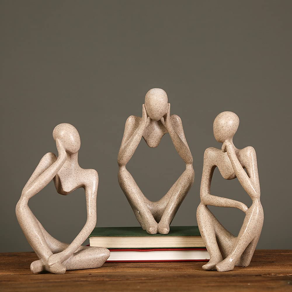 雑貨 おしゃれ 置物 インテリア 考える人 オブジェ人形 卓上彫像装飾北欧装飾品 Amazon.co.jp: 考える人 オブジェ インテリア 北欧 おしゃれ 雑貨