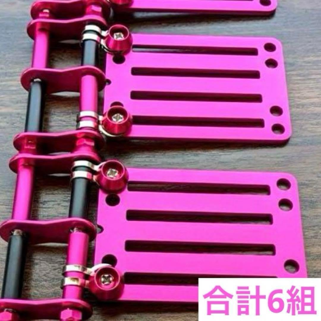 千鳥 ピンク×黒 ニックス風ベルトループ 腰道具 工具差し 4連チェーン付き 