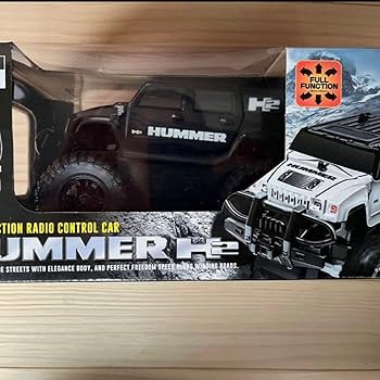 【新品、未使用】ハマーh2 HUMMER ラジコン　黒　ブラック　ニッコー Amazon.co.jp: HUMMER ハマー H2 ラジコン フルファンクション