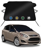 Vista 14 de Cubierta de parabrisas para hielo y nieve para Jeep Grand Cherokee 2011-2024, cubierta de nieve para parabrisas, protector de heladas, granizo