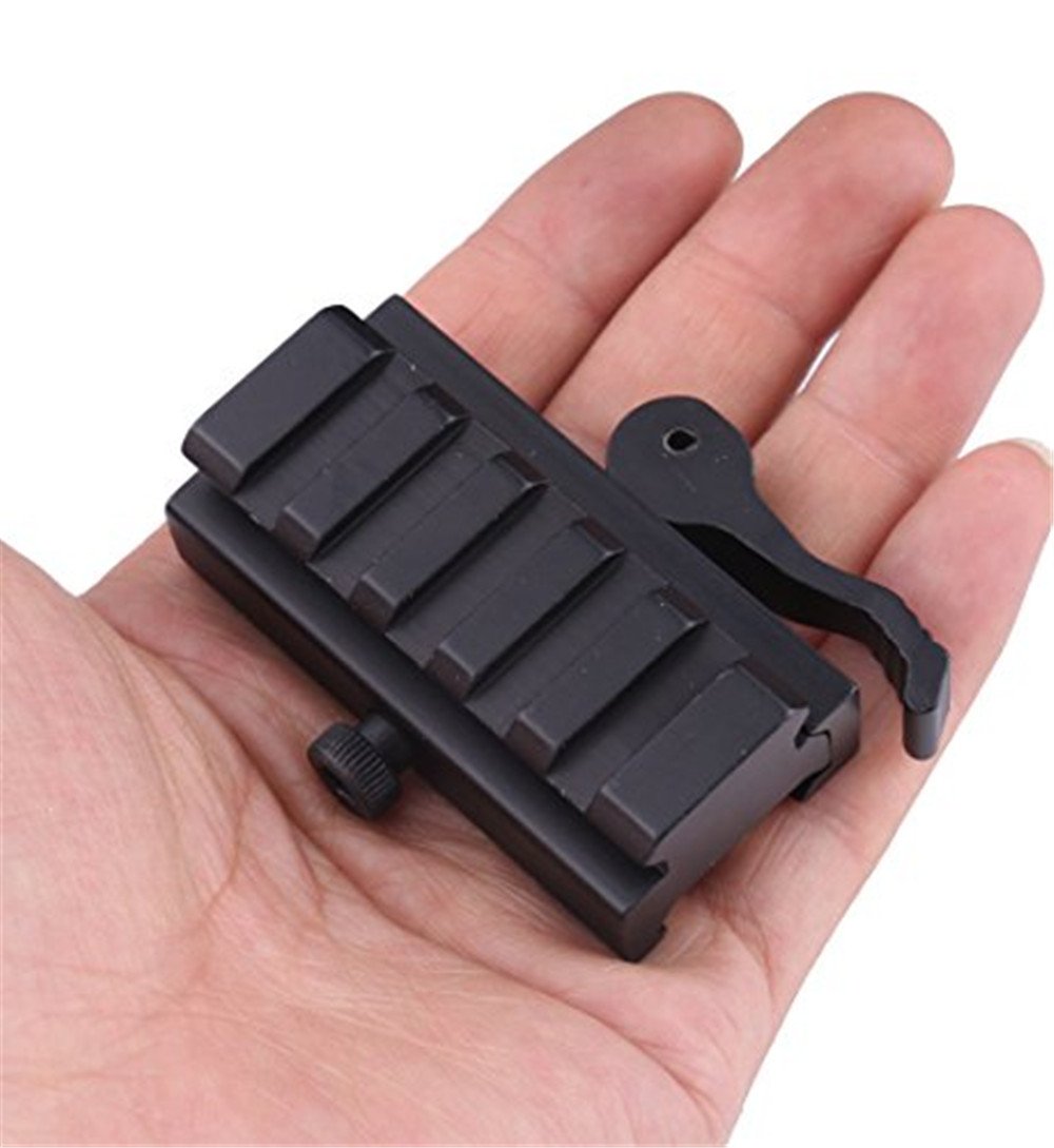 FIRE WOLF Lever Lock Adapter e Riser 20mm tessitore 5-Slot Universal QD