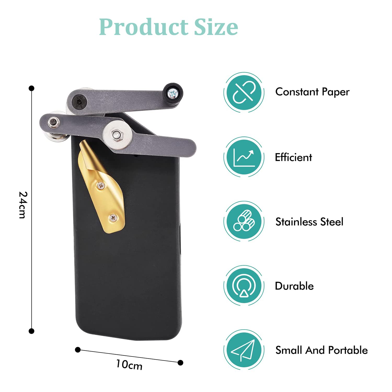 Krepppapier-Spitzenmaschine zum Locken von Blumen, feine / grobe Zähne, Crimper für Papierbasteln und Blumenverpackung, ideal zum Erstellen schöner Krepppapierblumen