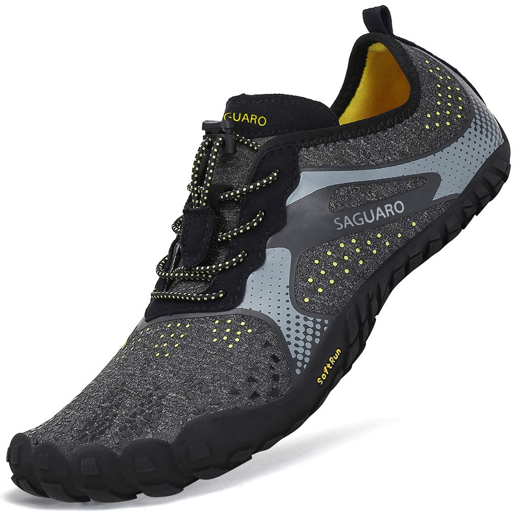 SAGUARO Scarpe Barefoot Minimaliste Uomo Scarpe da Trail Trekking Scarpette da Scoglio