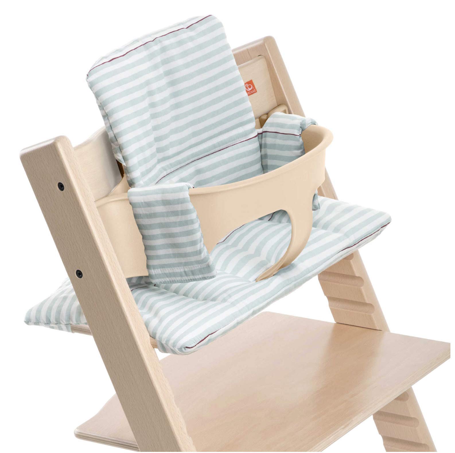 Stokke Tripp Trapp Cushion, Aqua Stripes Baby Products